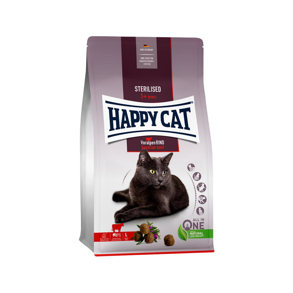 Happy Cat Sterilised – Rind – 10 kg