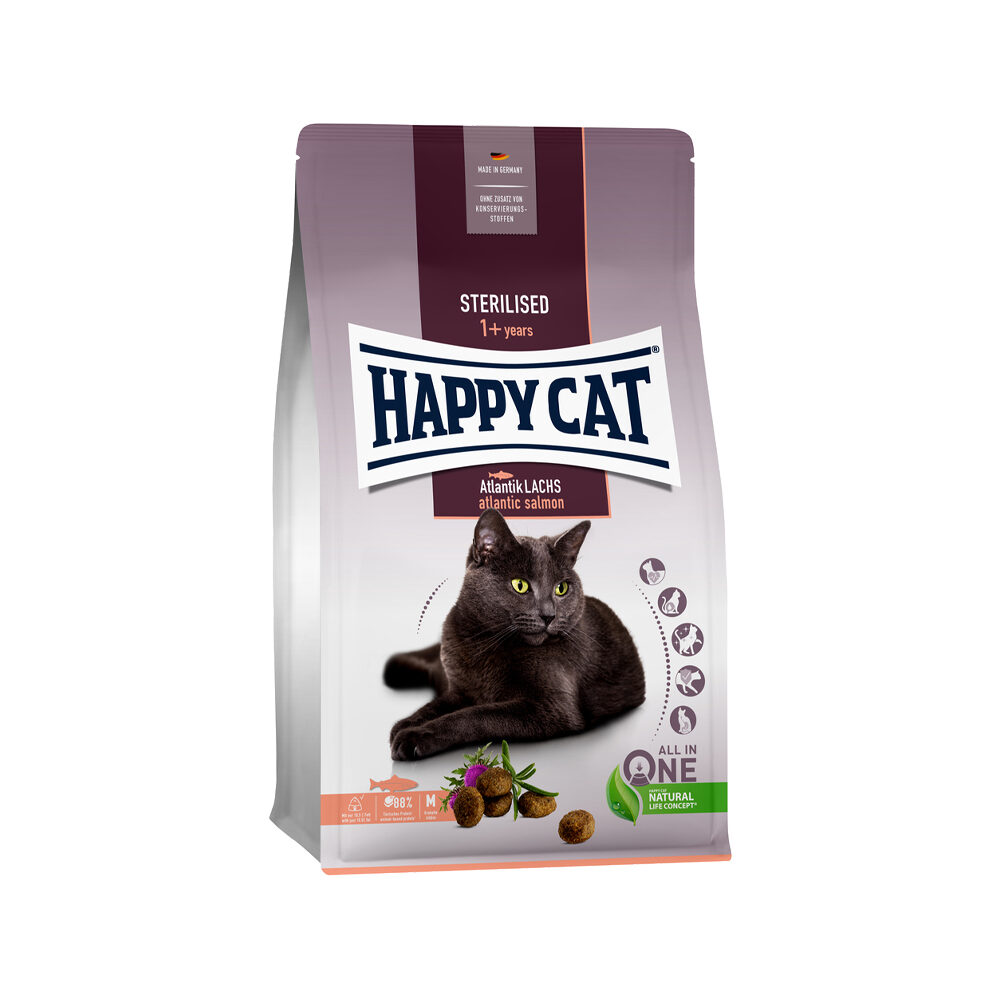 Happy Cat Sterilised – Lachs – 1,3 kg