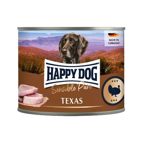 HappyDog Sensible Pure Texas – Truthahn – 6 x 200 g