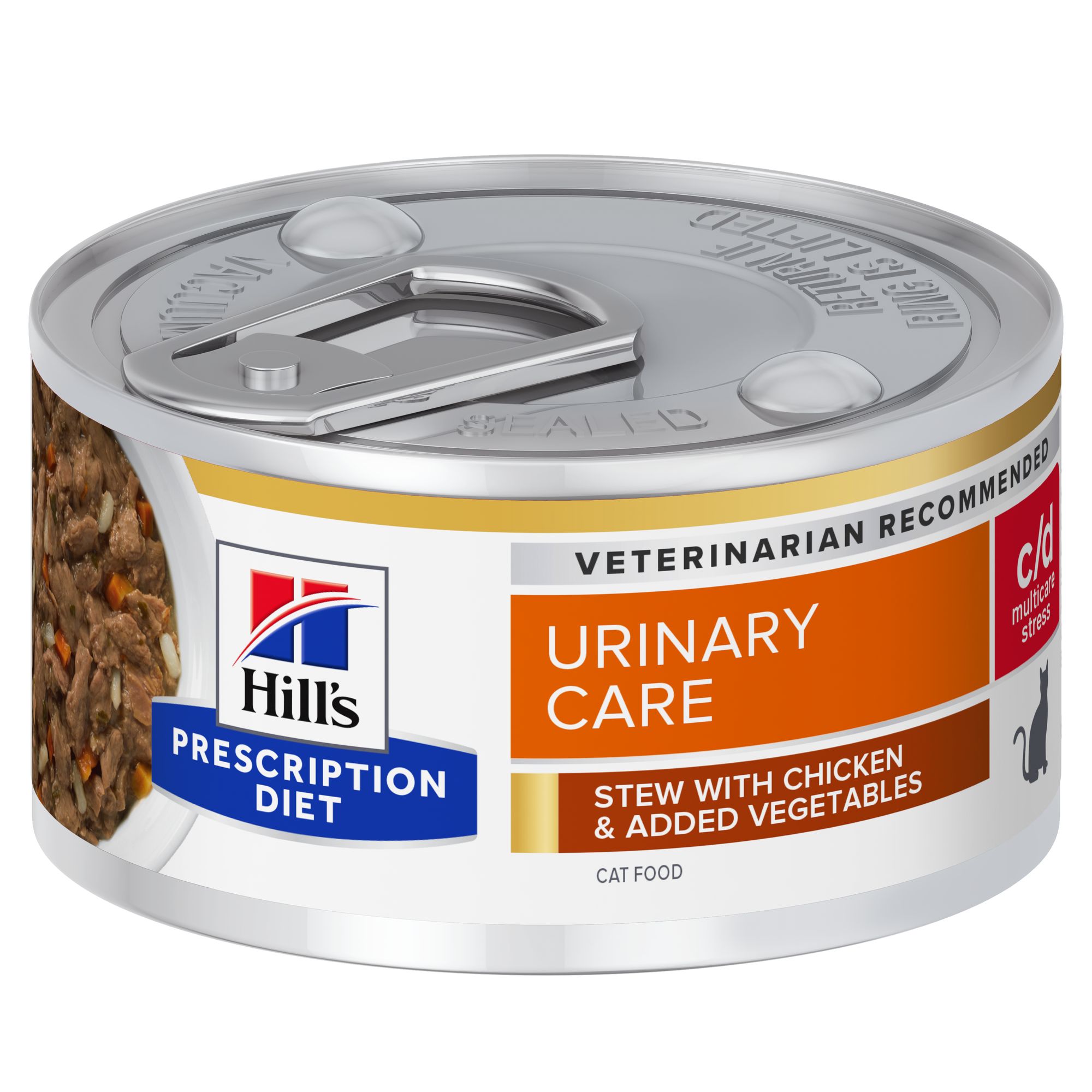 Hill’s Prescription Diet c/d Urinary Stress Ragout Katzenfutter – Dosen – 24 x 82 g