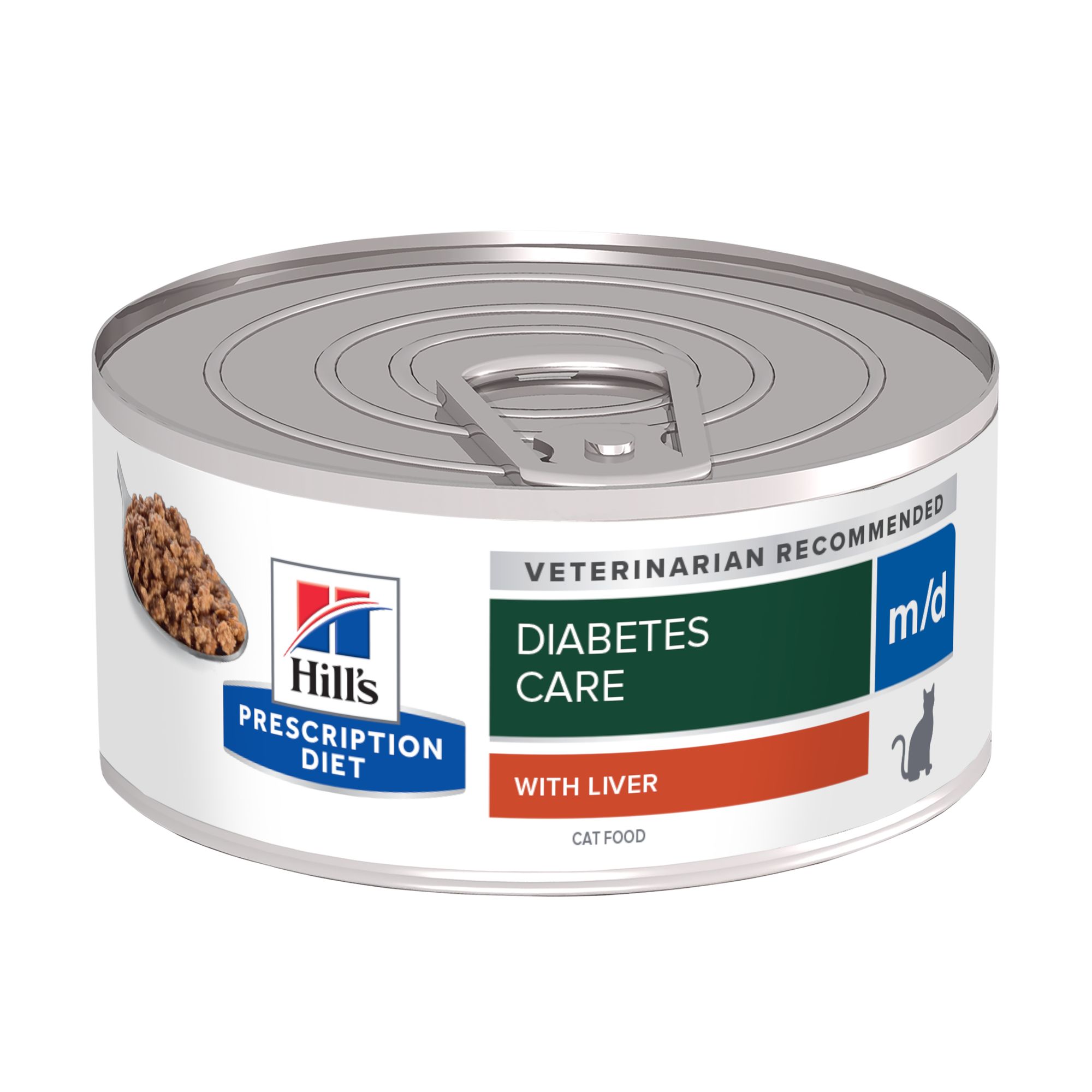 Hill’s Prescription Diet m/d Weight Management Katzenfutter – Dosen – 24 x 156 g
