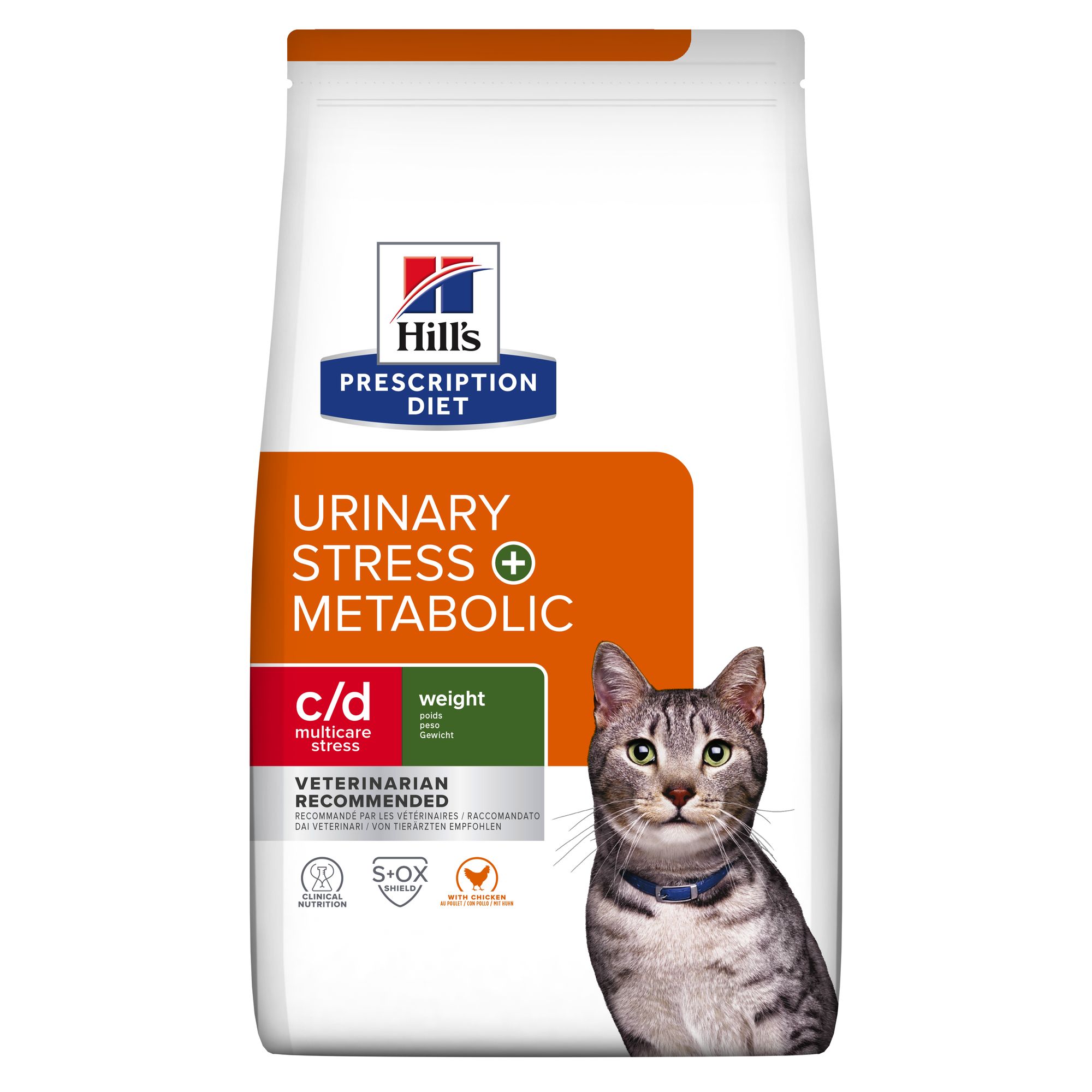 Hill’s – c/d Urinary Stress + Metabolic – Feline – 1,5 kg