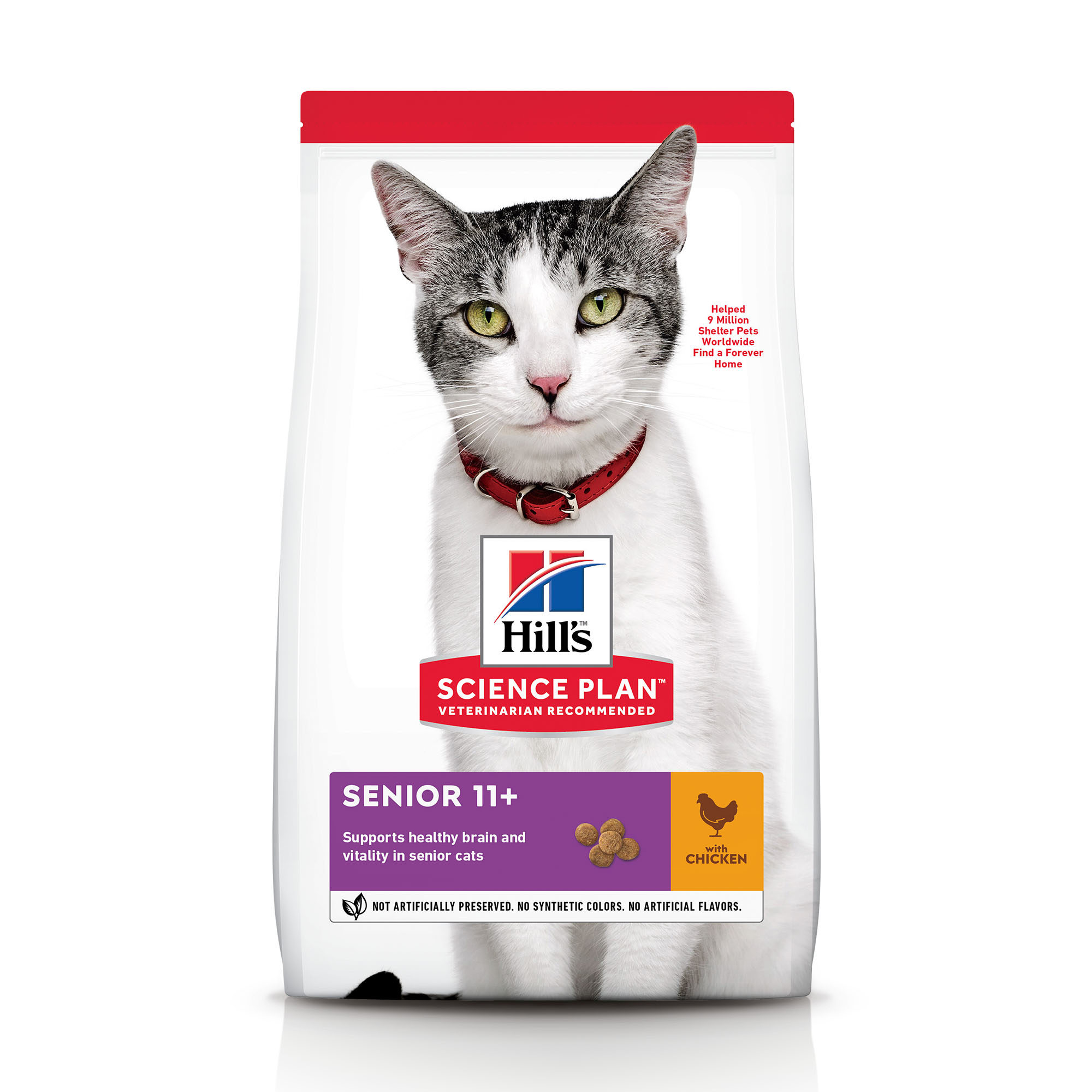 Hill’s Science Plan Senior Healthy Ageing Katzenfutter – Huhn – 7 kg