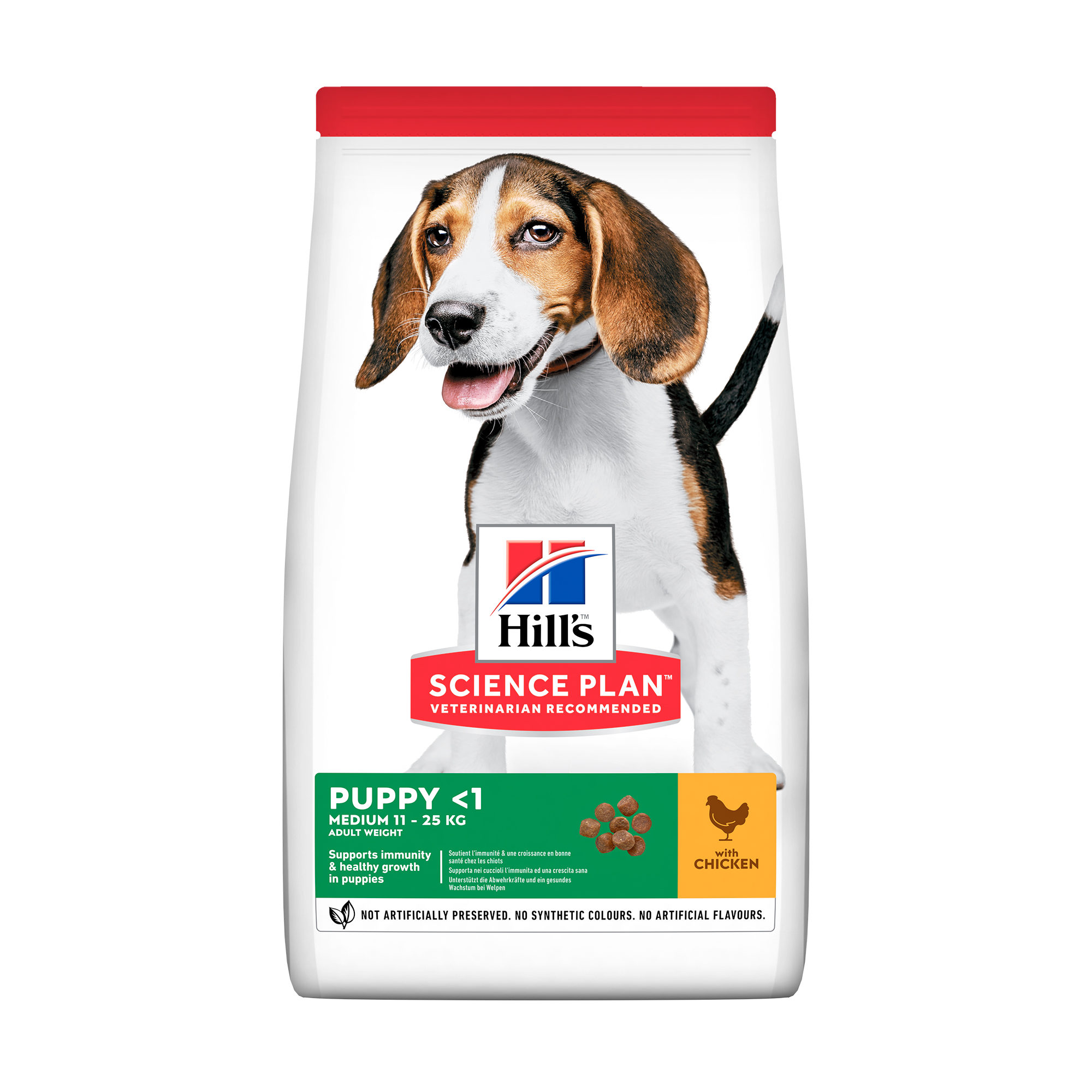 Hill’s Science Plan Puppy Healthy Development Medium Hundefutter – Huhn – 14 kg