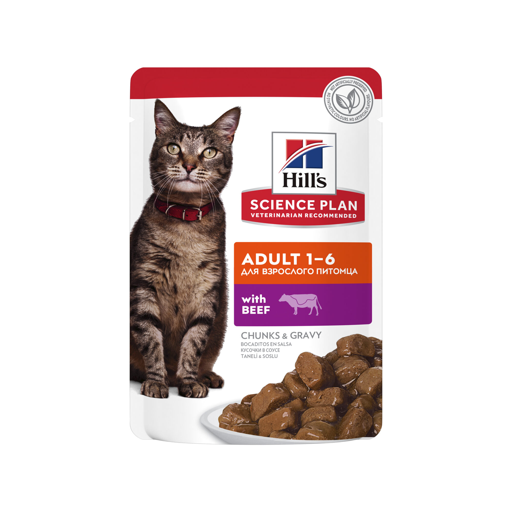 Hill’s Science Plan Katze Adult – Rindfleisch – 12 x 85 g