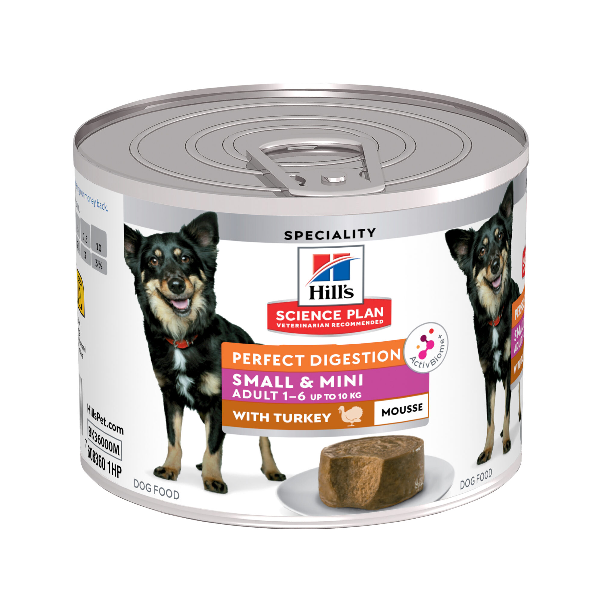 Hill’s Science Plan Adult Perfect Digestion Small & Mini Mousse – 12 x 200