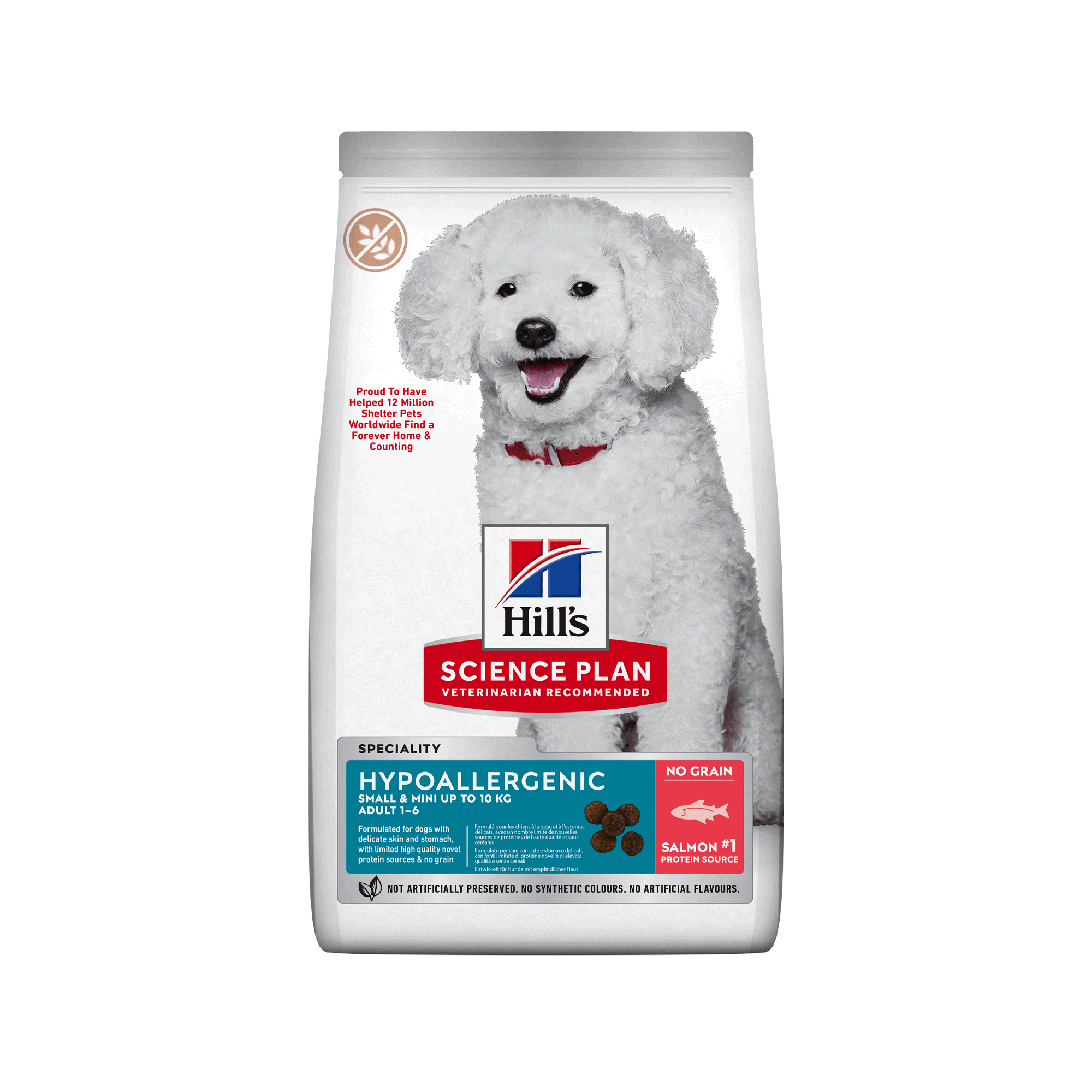 Hill’s Science Plan Hypoallergenes Small & Mini Hundefutter Lachs – 6 kg