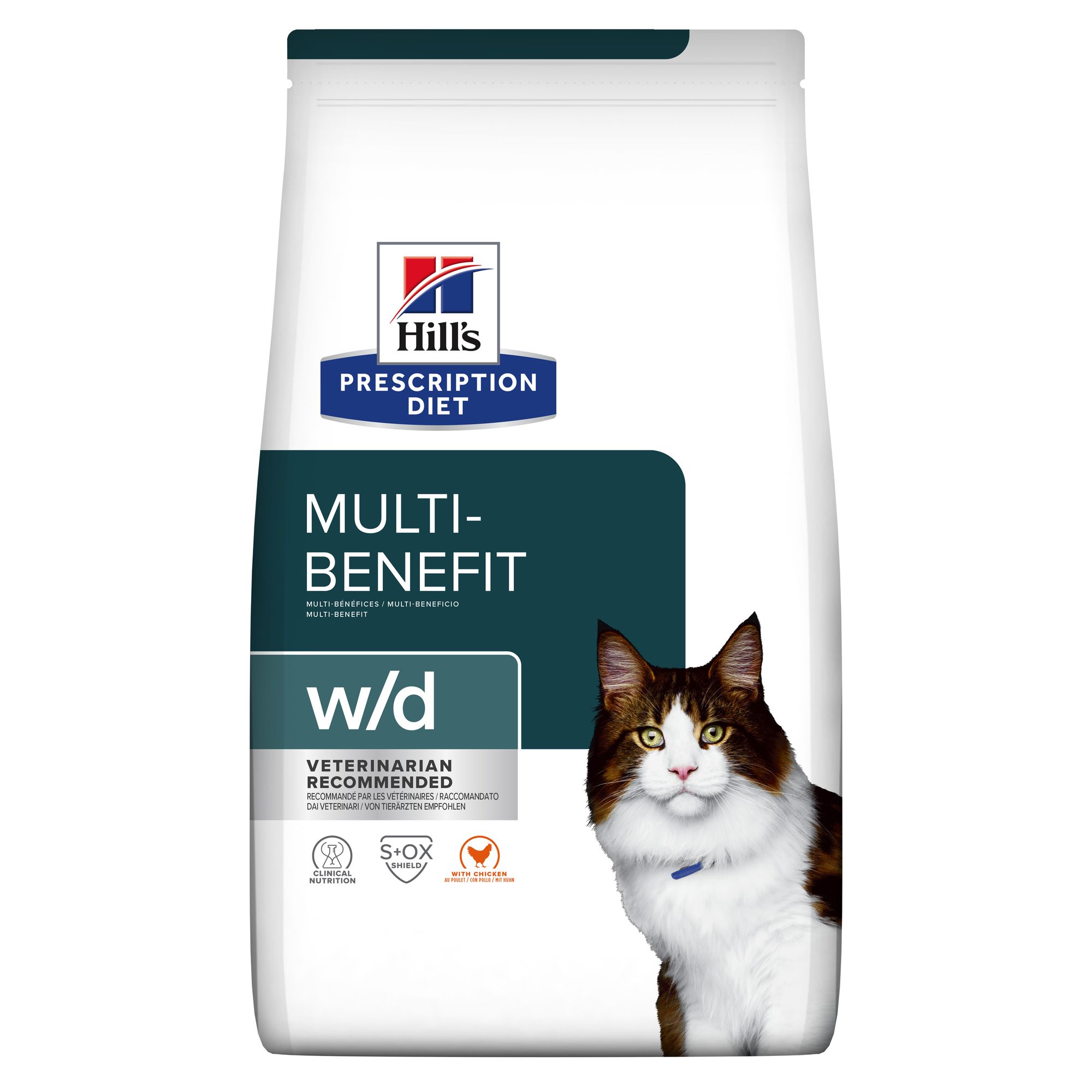 Hill’s Prescription Diet w/d – Multi-Benefit – Katze – 2 x 3 kg
