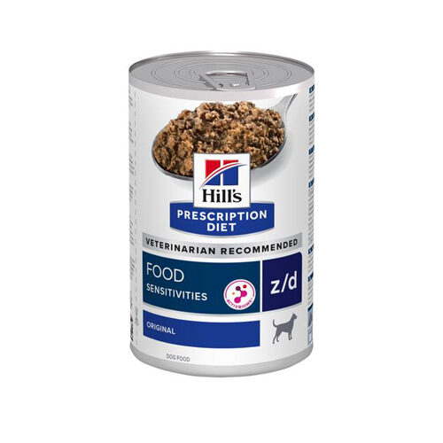 Hill’s z/d Food Sensitivities Hundefutter – Dosen – 2 x 12 x 370 g