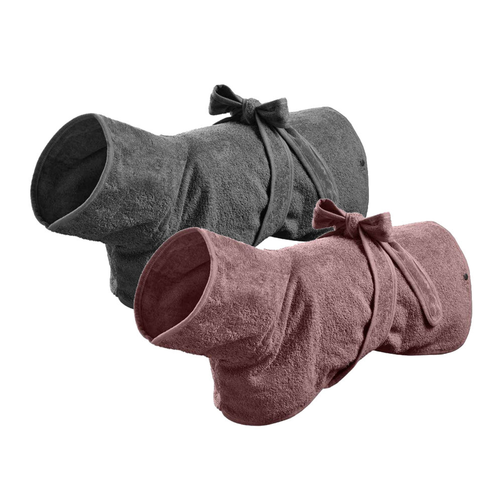 Hunter Hund Bademantel Riga – Altrosa – 40 Hunter Hund Bademantel Riga – Altrosa – 40