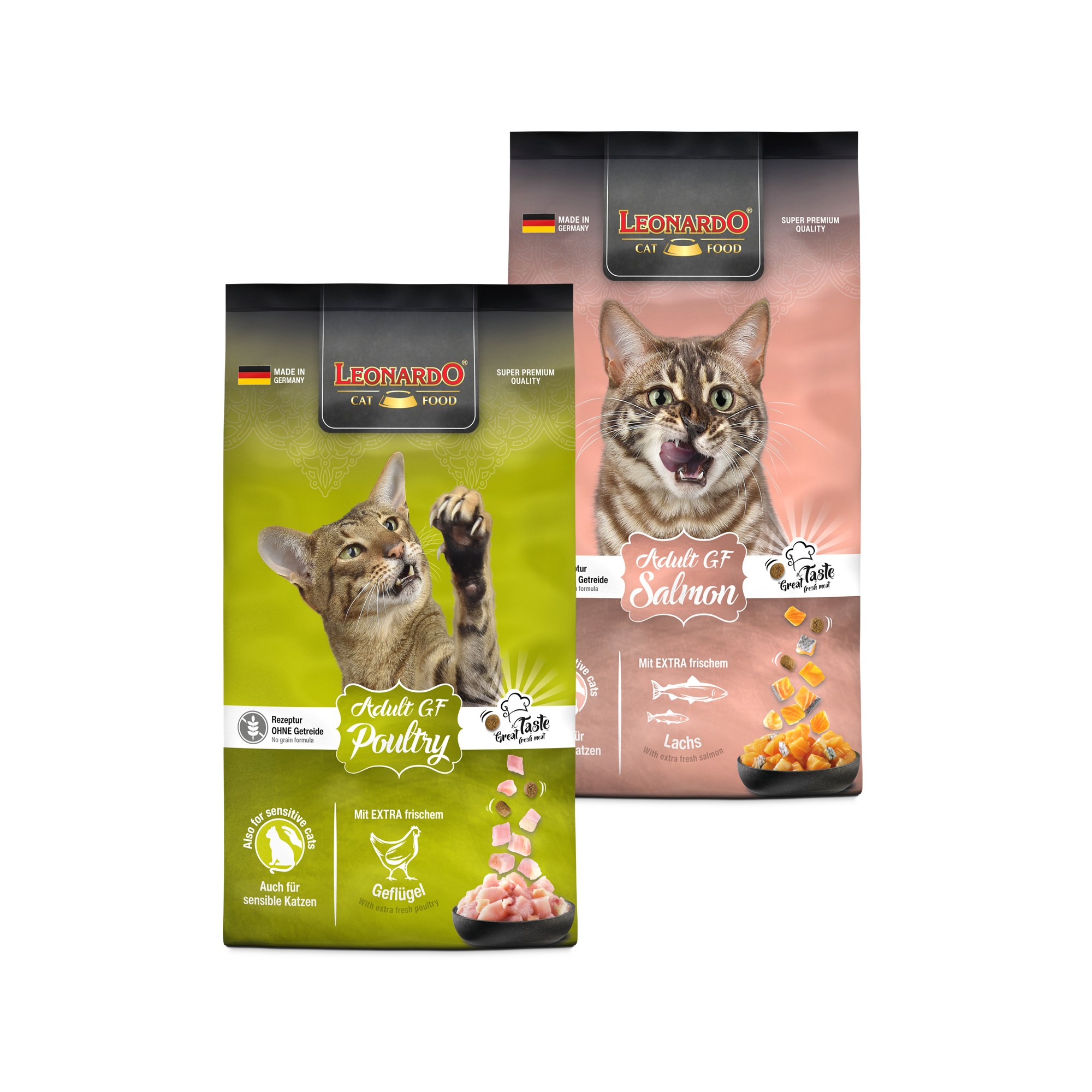 Leonardo – Adult GF Katzenfutter – Salmon – 1,8 kg