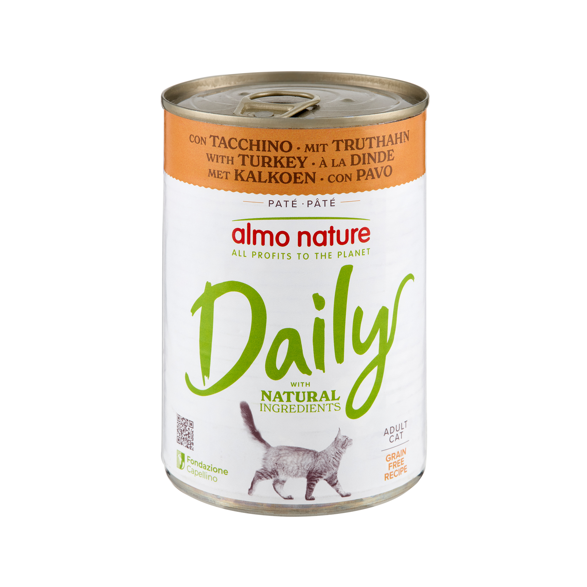 Almo Nature Daily Menu Katzenfutter – Dosen – Truthahn – 24 x 400 g