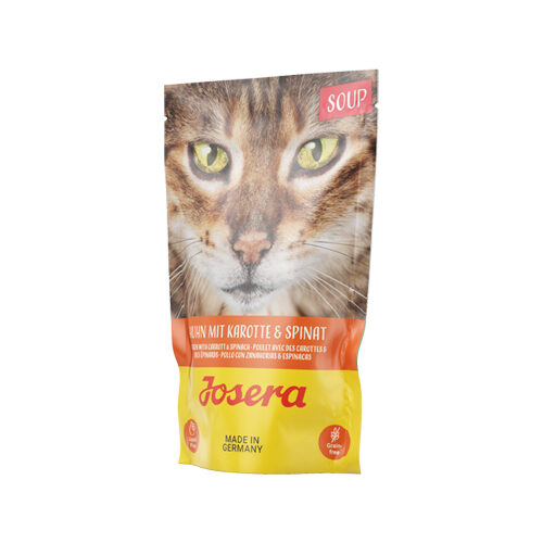 Josera Cat Soup Huhn mit Karotte & Spinat – 70 g