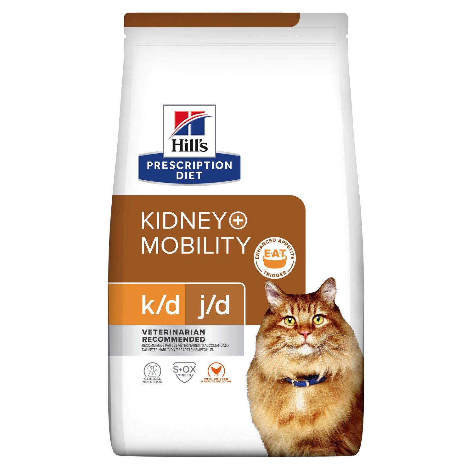 Hill’s Prescription Diet k/d + Mobility – Feline – 3 kg