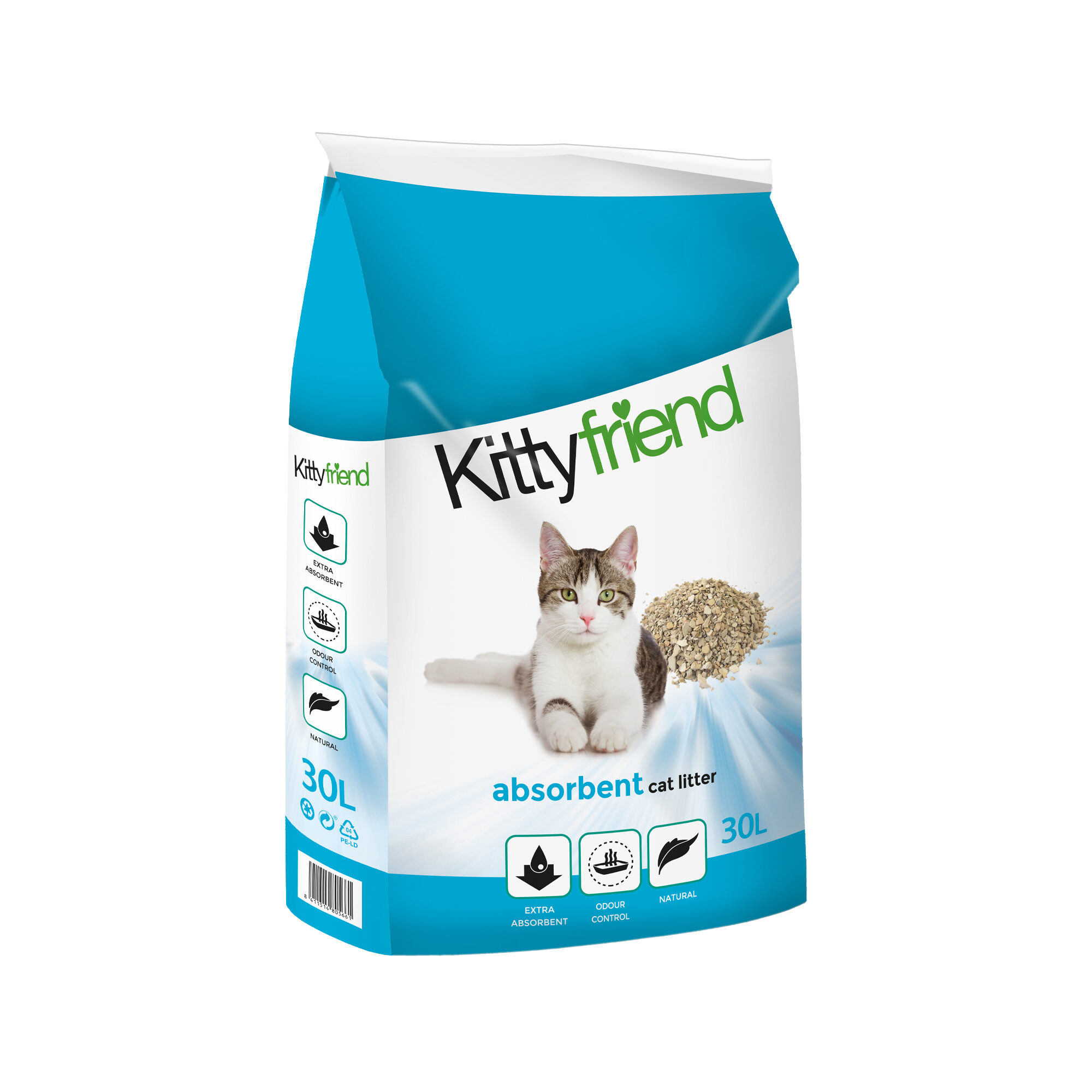 Kitty Friend – absorbierende Katzenstreu – 30 l