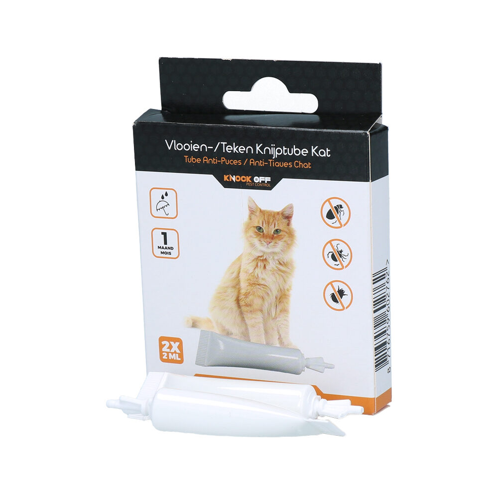 Knock Off Floh- und Zeckenpipette Katze – 2 Stück