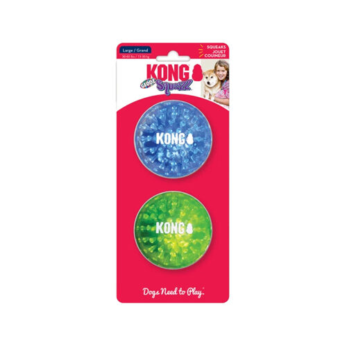 Kong Squeezz Geodz 2er-Pack – L