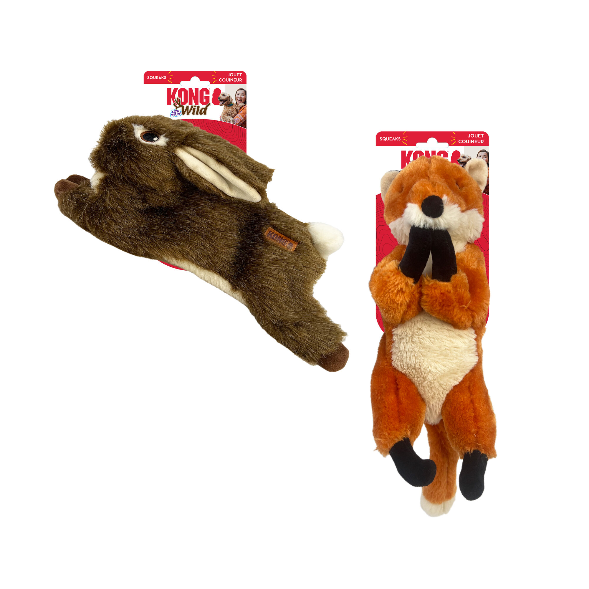 KONG Wild Low Stuff – Fuchs