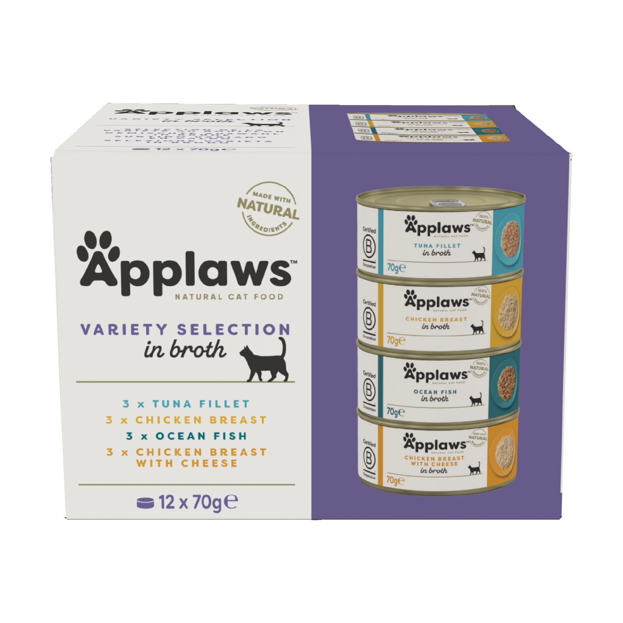 Applaws Supreme Collection Katzenfutter – Dosen – 12 x 70 g