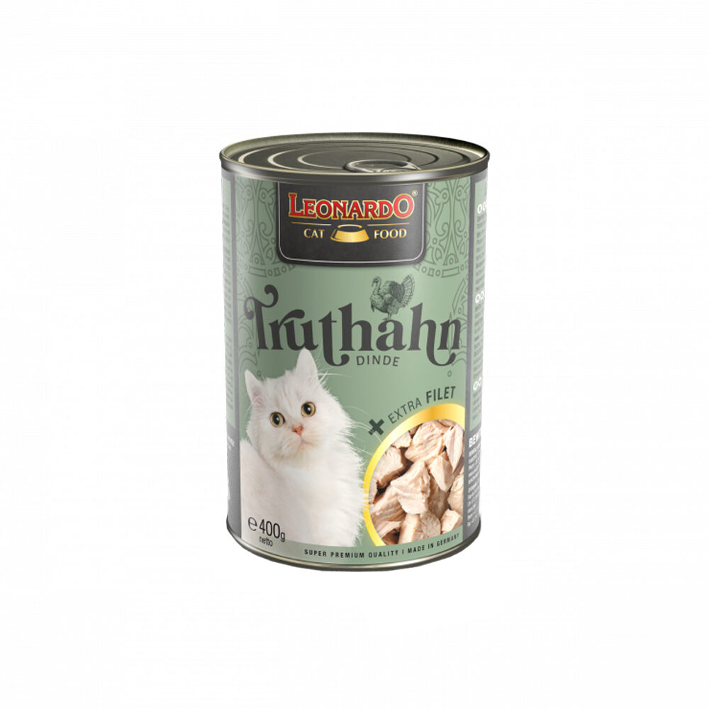 Leonardo – Nassfutter – Extra Filet – Huhn – 6 x 400 g
