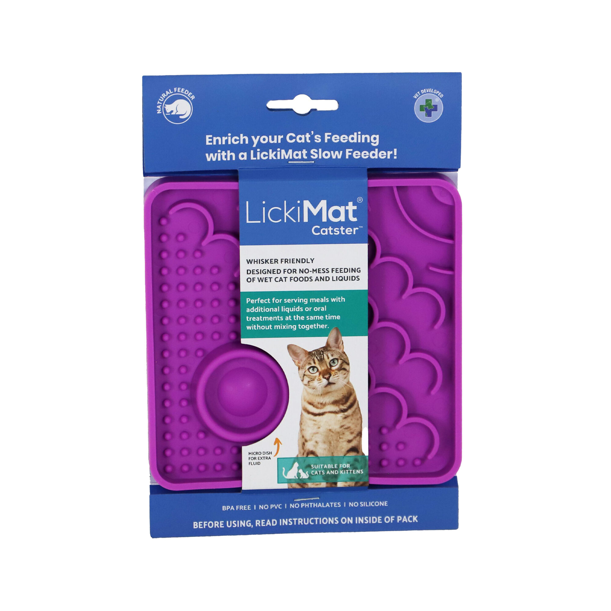 LickiMat Catster – Lila LickiMat Catster – Lila