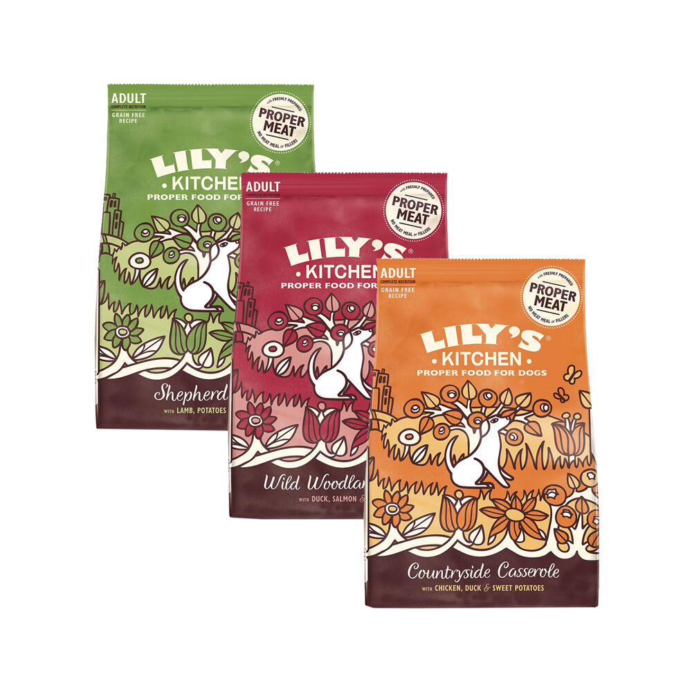Lily’s Kitchen Adult Hundefutter – Ente, Lachs & Hirsch – 12 kg Lily’s Kitchen Adult Hundefutter – Ente, Lachs & Hirsch – 12 kg