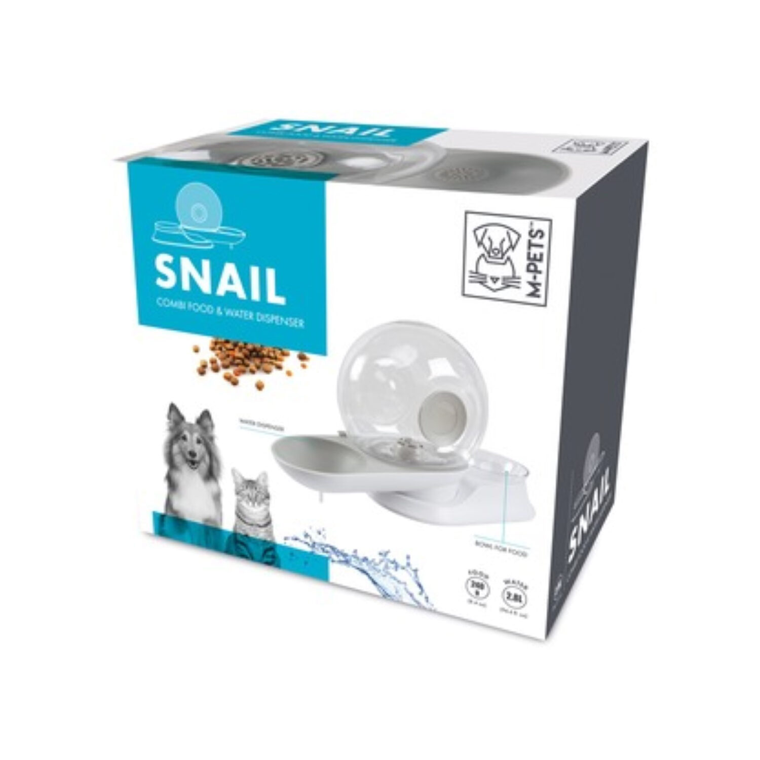 M-Pets Snail Combi Futter- und Wasserspender M-Pets Snail Combi Futter- und Wasserspender