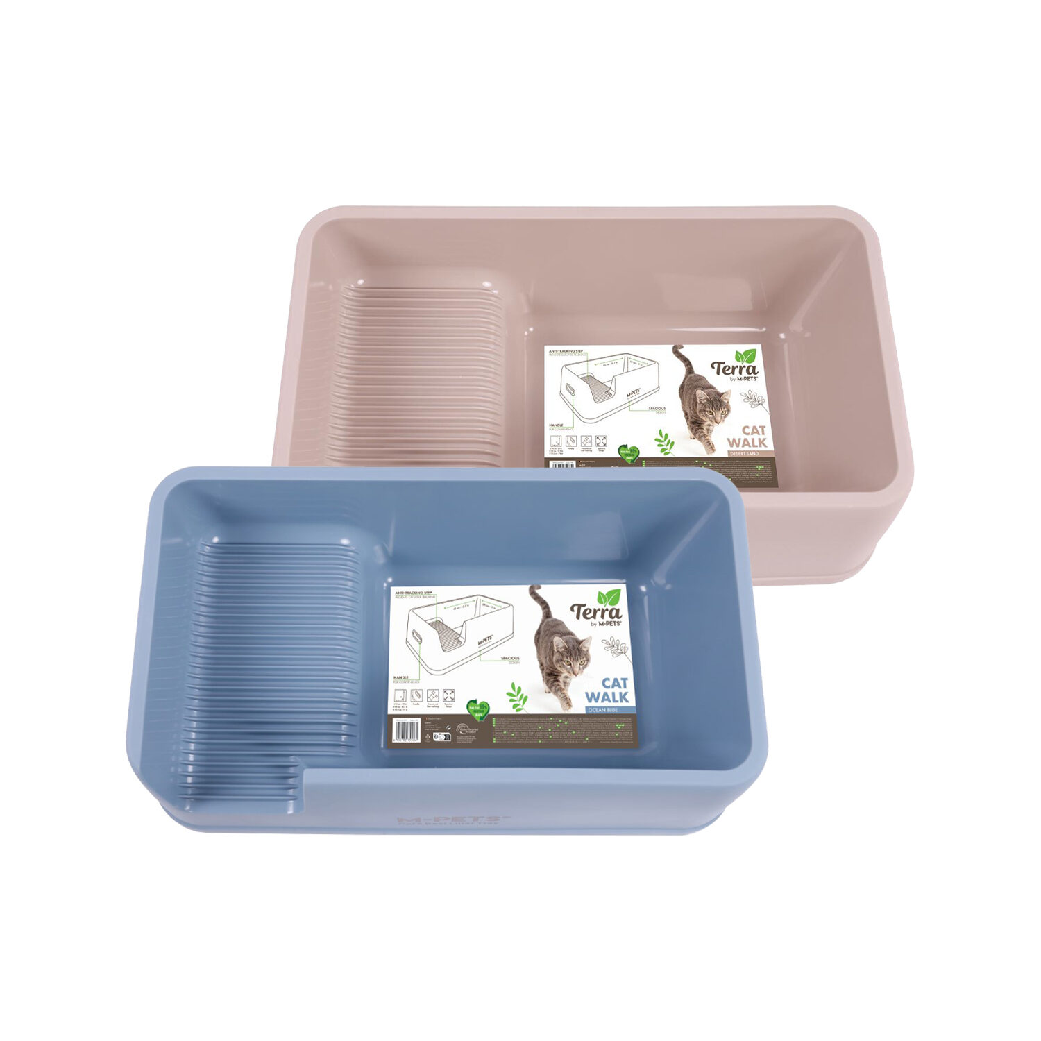 M-Pets Terra Cat Walk Katzenklo – Desert Sand