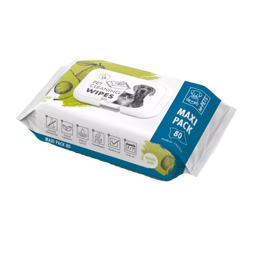 M-Pets Wipes Avocado – 80 Stück