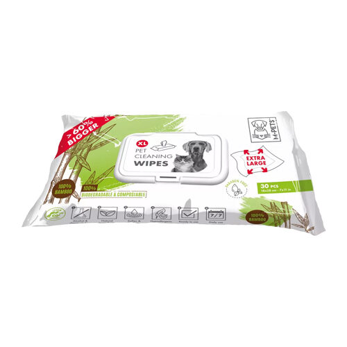 M-Pets Wipes Bamboo – 80 Stück
