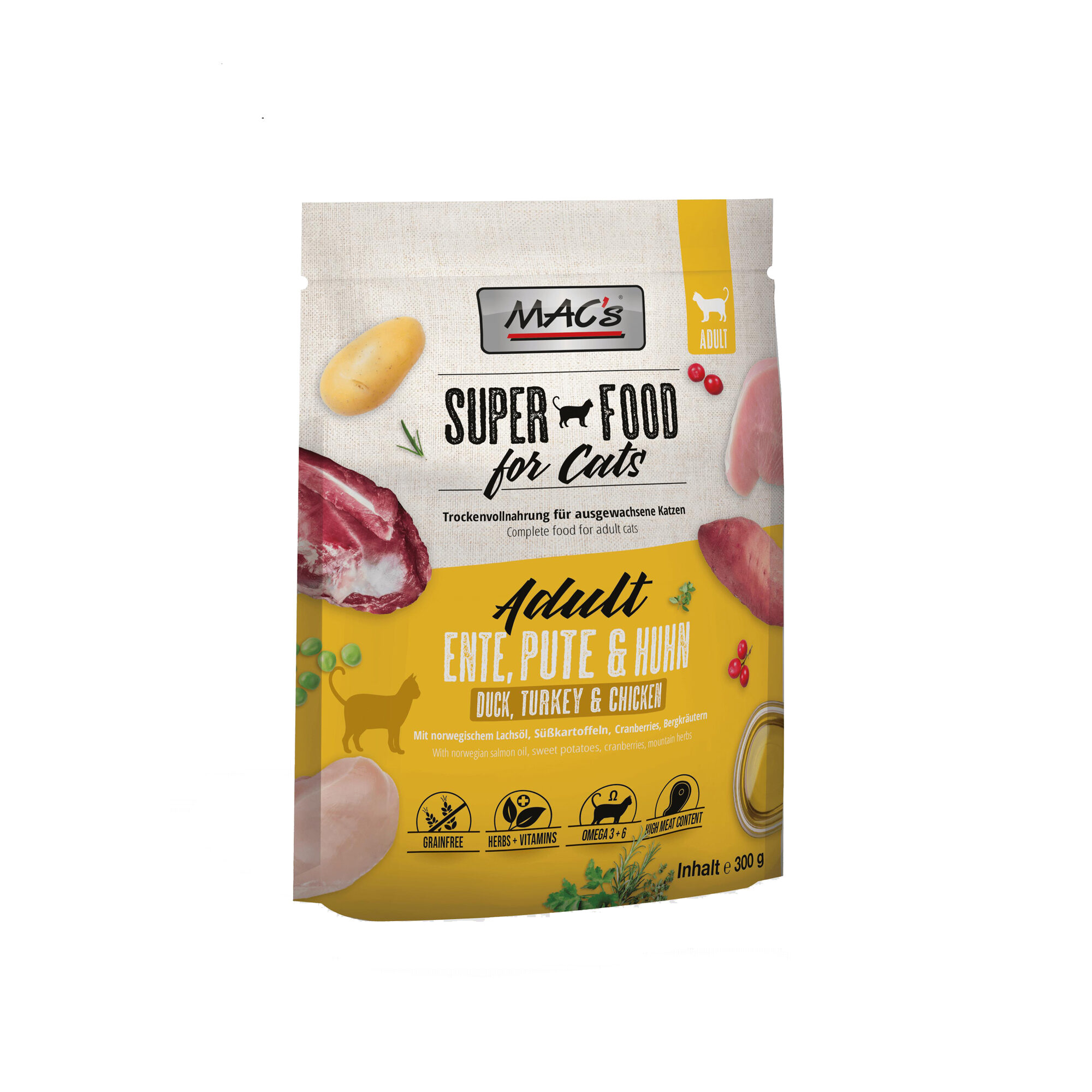 MAC’s Adult – Ente, Pute & Huhn – 7 kg MAC’s Adult – Ente, Pute & Huhn – 7 kg