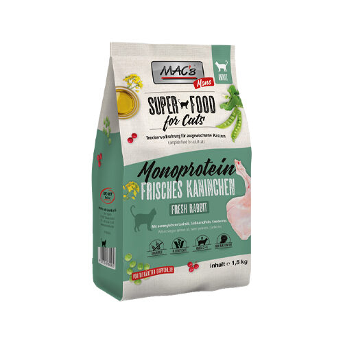 MAC’s Adult Monoprotein Katzenfutter – Kaninchen – 1,5 kg