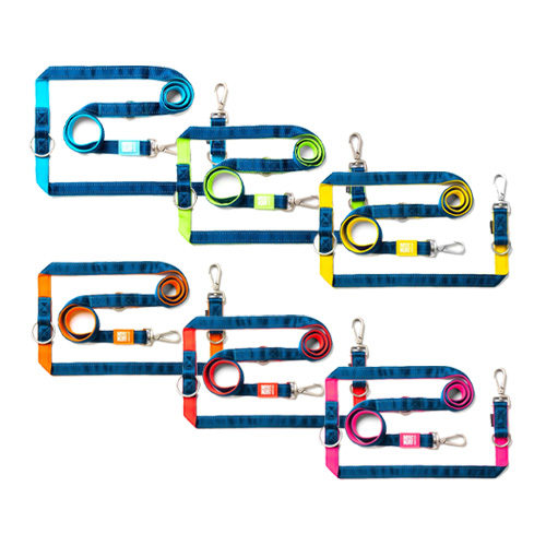Max & Molly Multi-Function Hundeleine – Blau – M