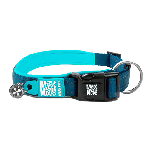 Max & Molly Smart ID Halsband – Blau – M