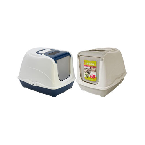 Katzentoilette Flip Cat – Grau – Jumbo