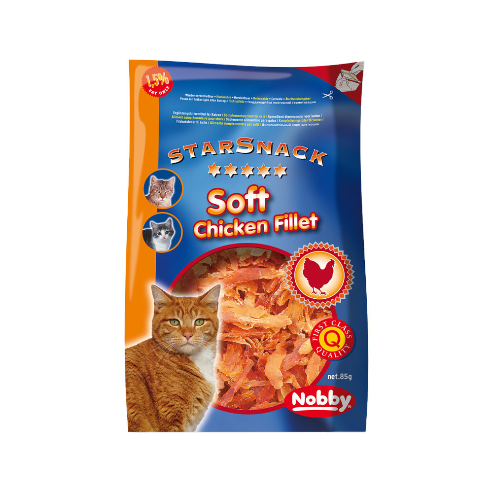Nobby Cat Starsnack Soft Chicken Filet – 85 g