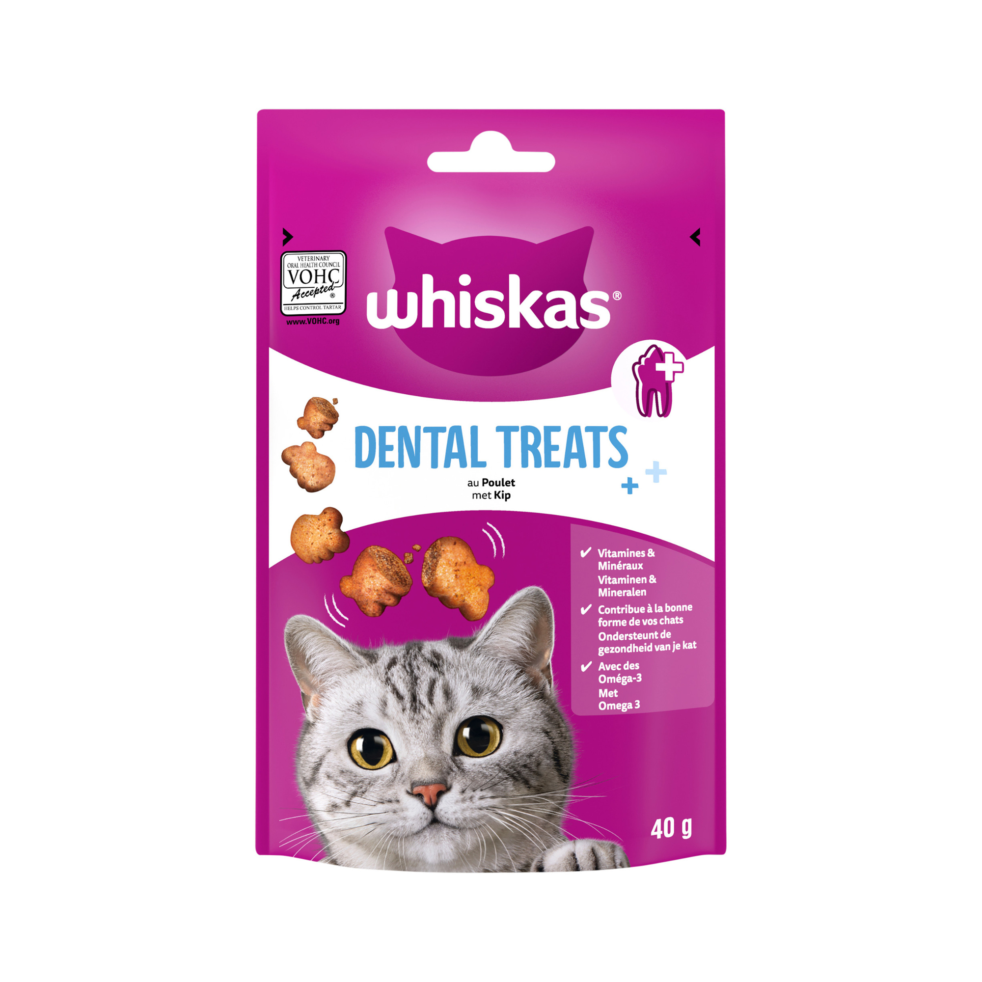 Whiskas Dental Treats – 40 Gramm Whiskas Dental Treats – 40 Gramm