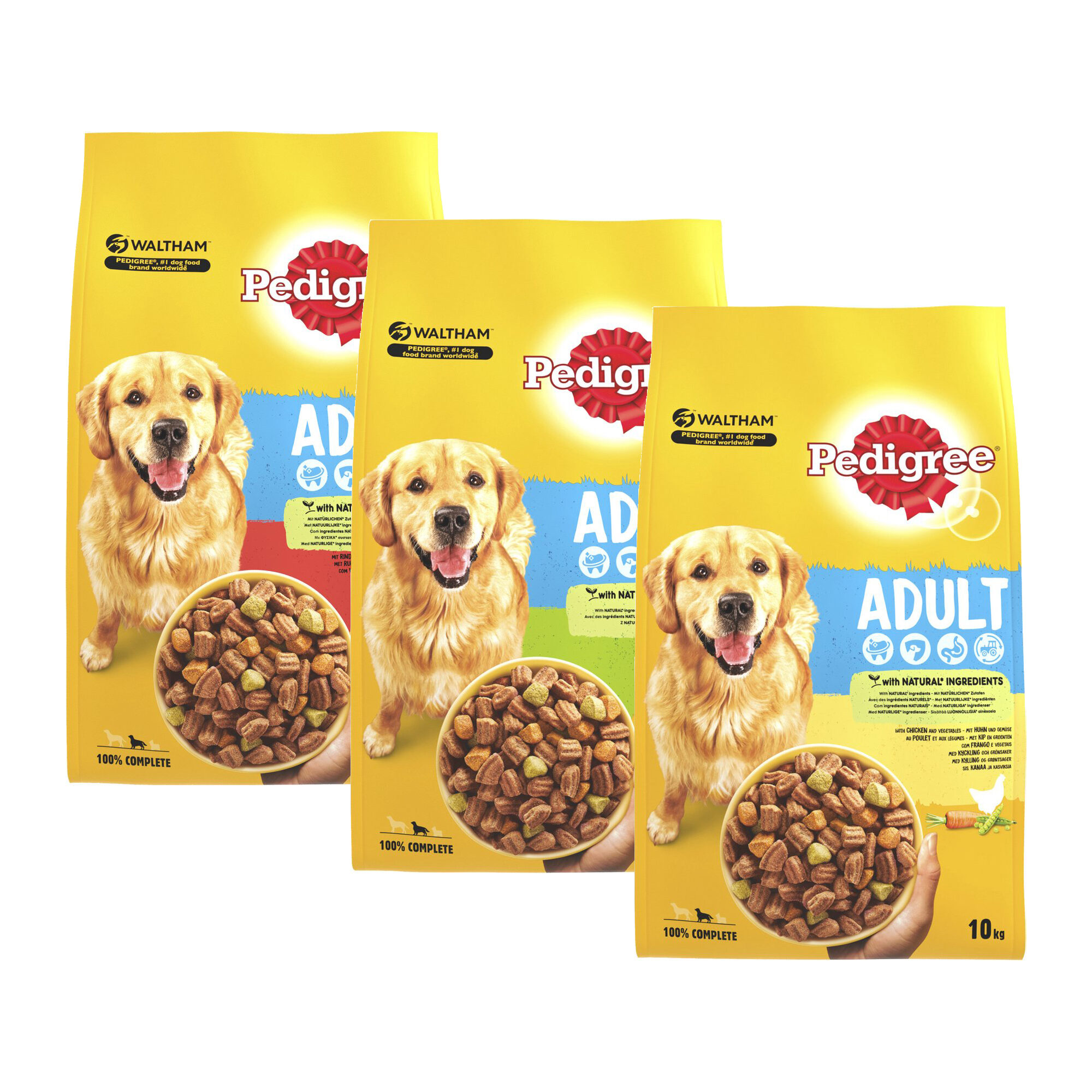 Pedigree Dry Adult – Hundebrocken – Fisch & Gemüse – 12kg