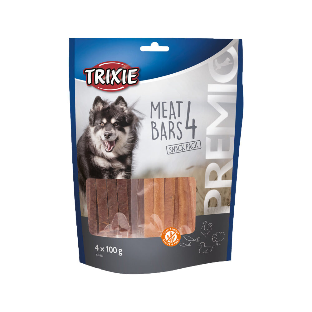 PREMIO 4 Meat Bars – Hund/Ente/Lamm/Lachs