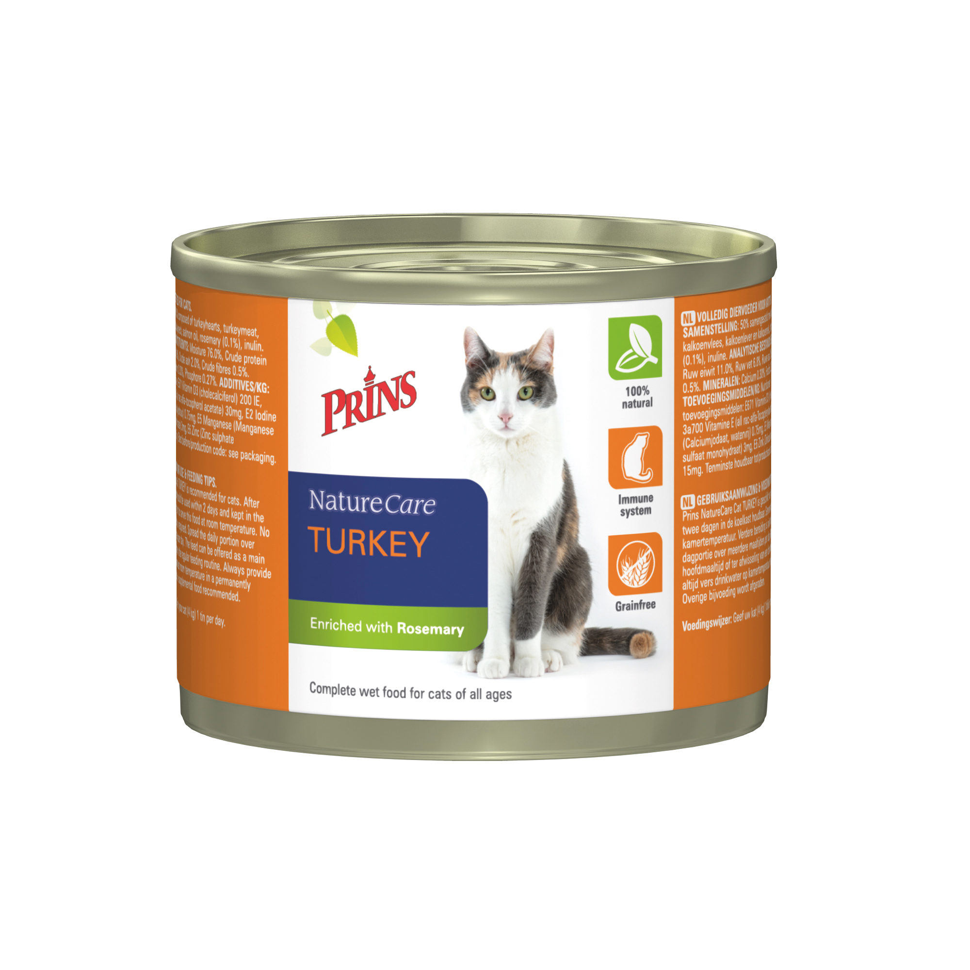 Prins NatureCare Cat – Turkey – 6 x 200 g