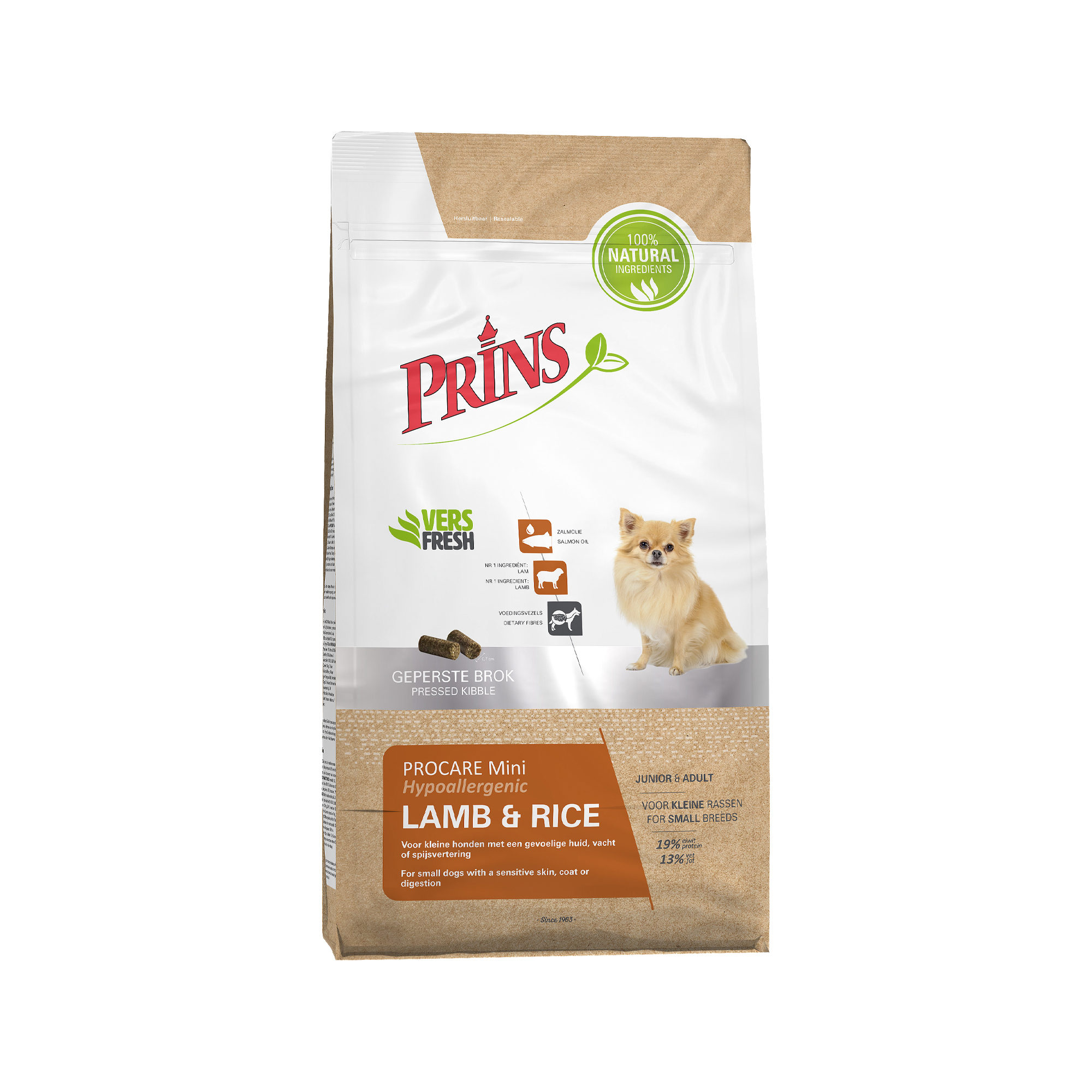 Prins ProCare Mini Lamb & Rice Hypoallergenic – 3 kg