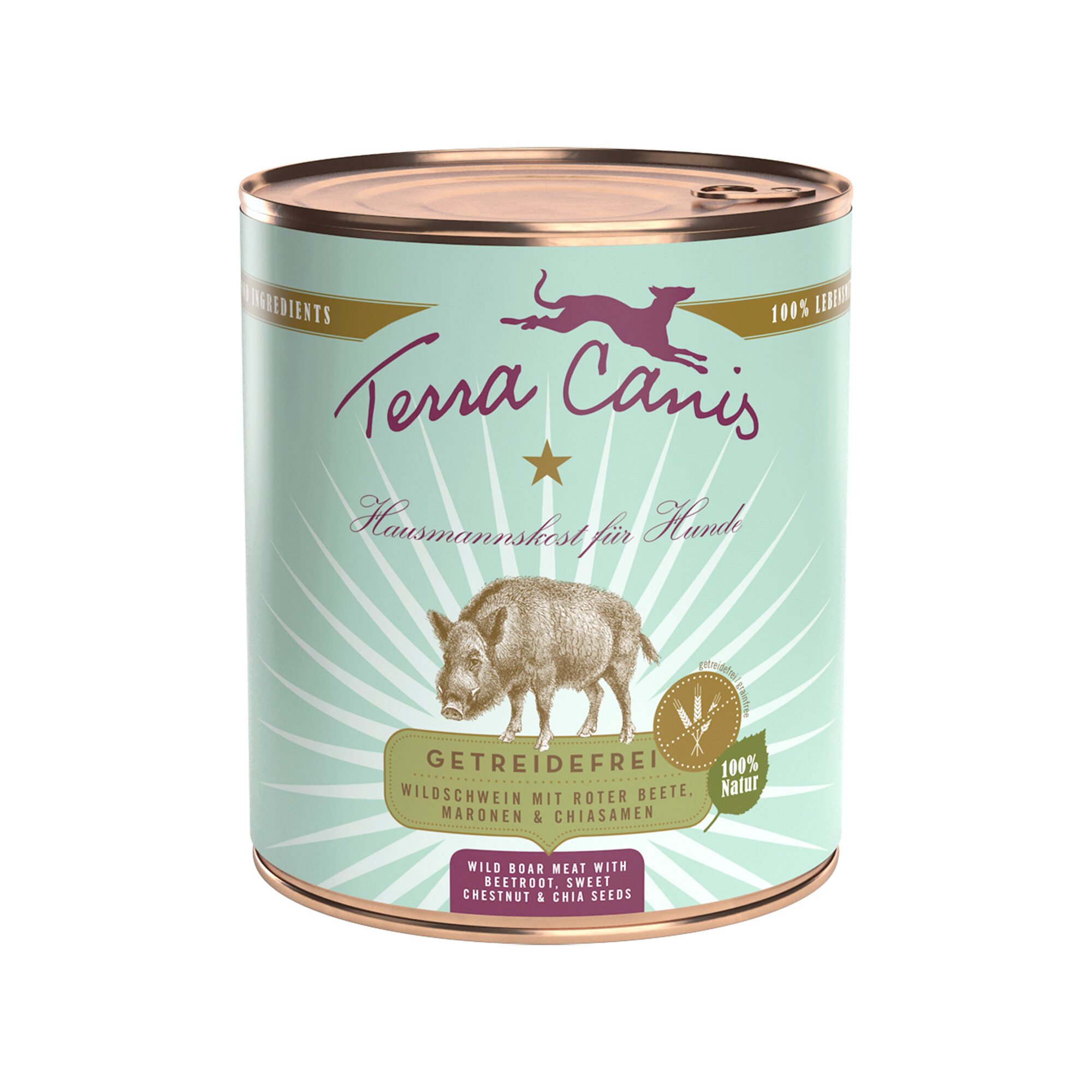 Terra Canis – getreidefrei – Wildschwein – 6 x 400 g
