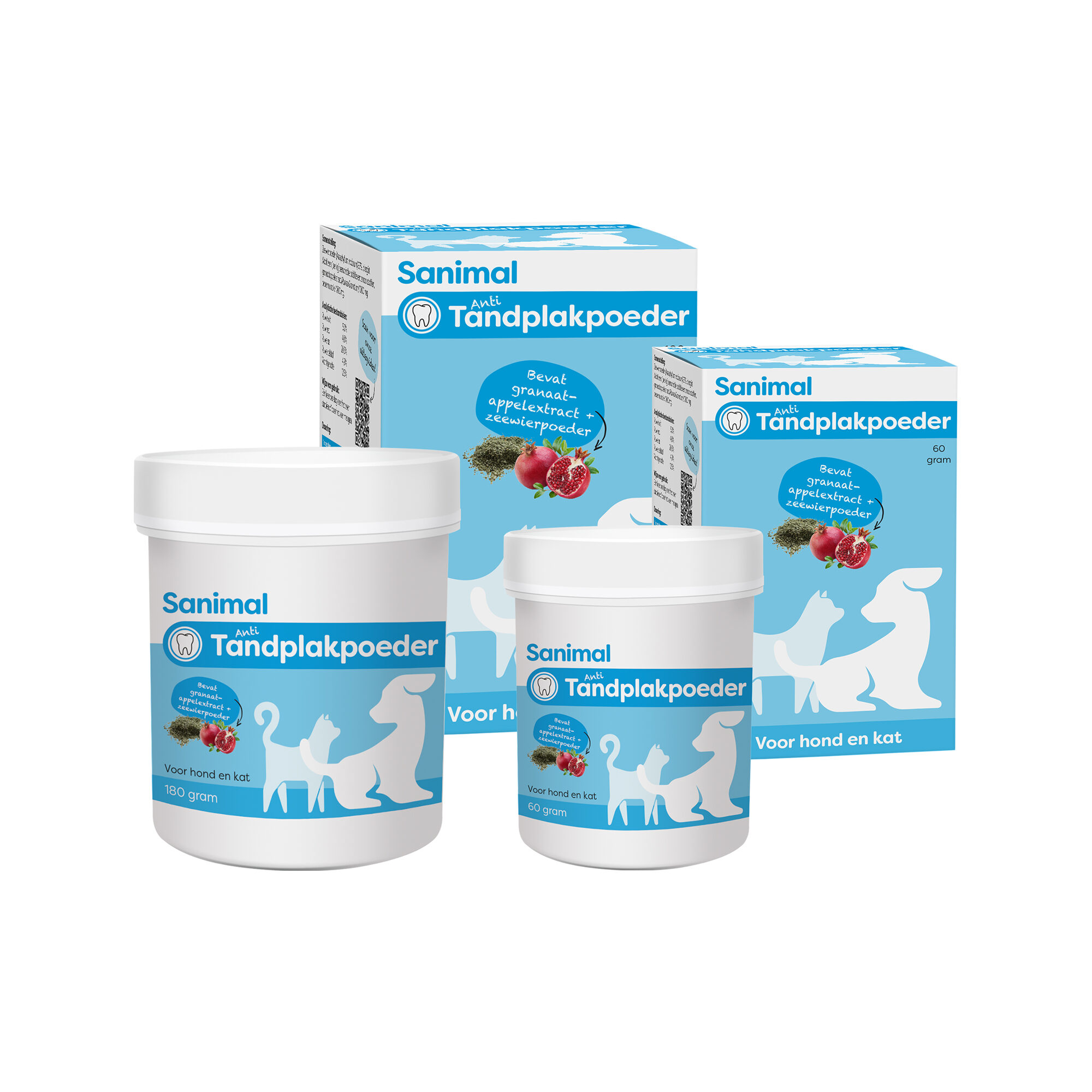 Sanimal Anti-Zahnbelag Pulver – 60 g