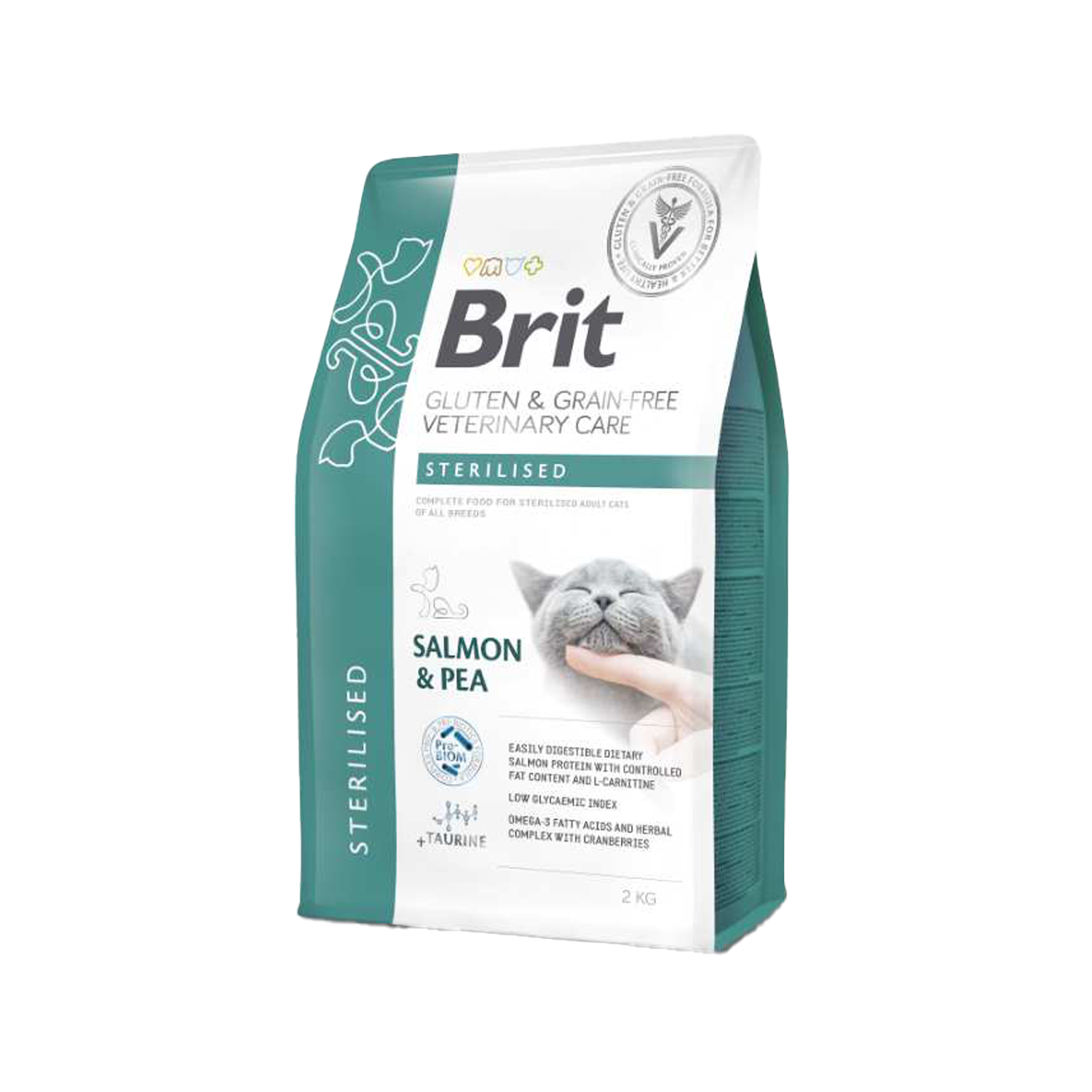 Brit Veterinary Diet Cat – Gluten- und getreidefrei – Sterilisiert – 2 kg