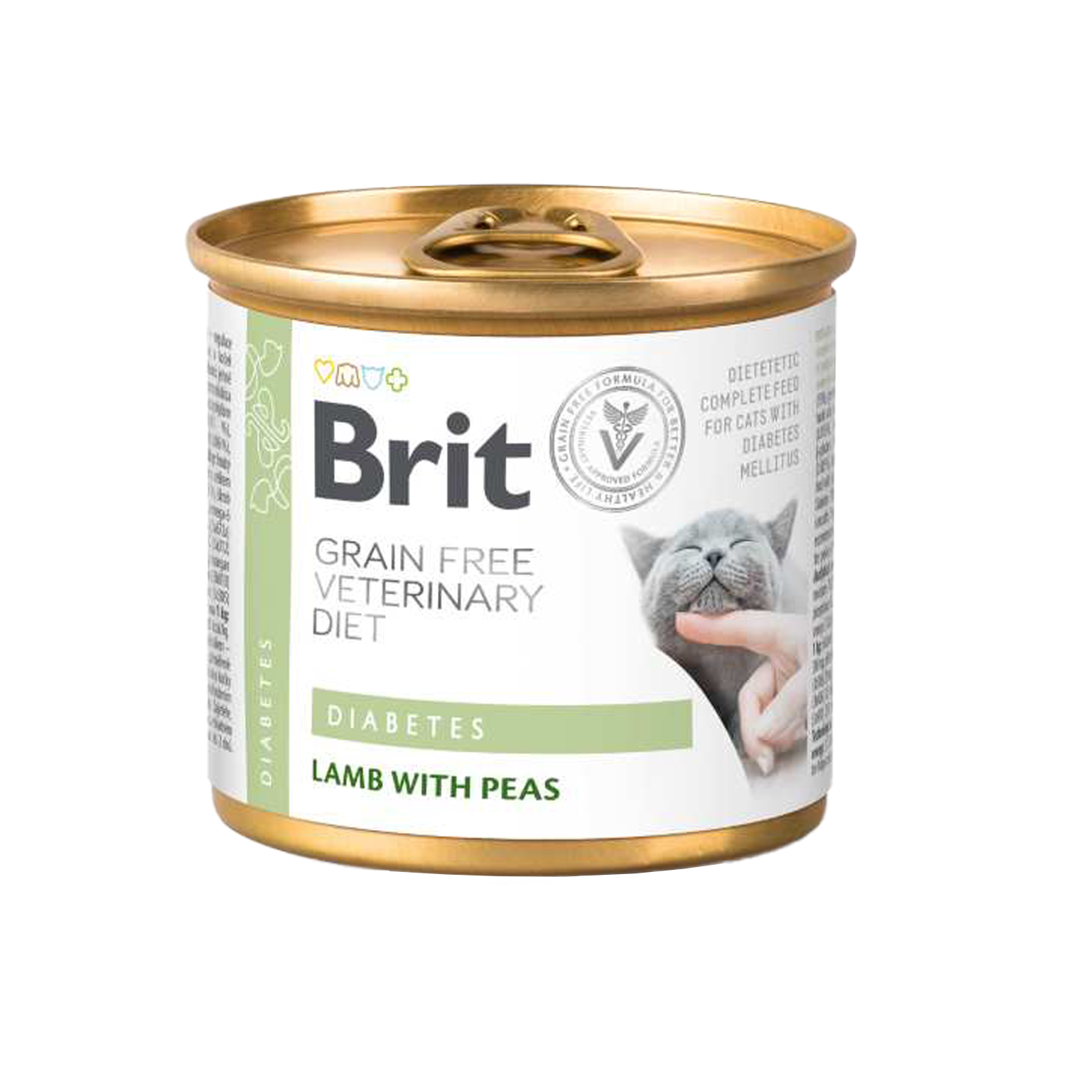 Brit Veterinary Diet Cat – Grain free – Diabetes – Dose – 6 x 200 g