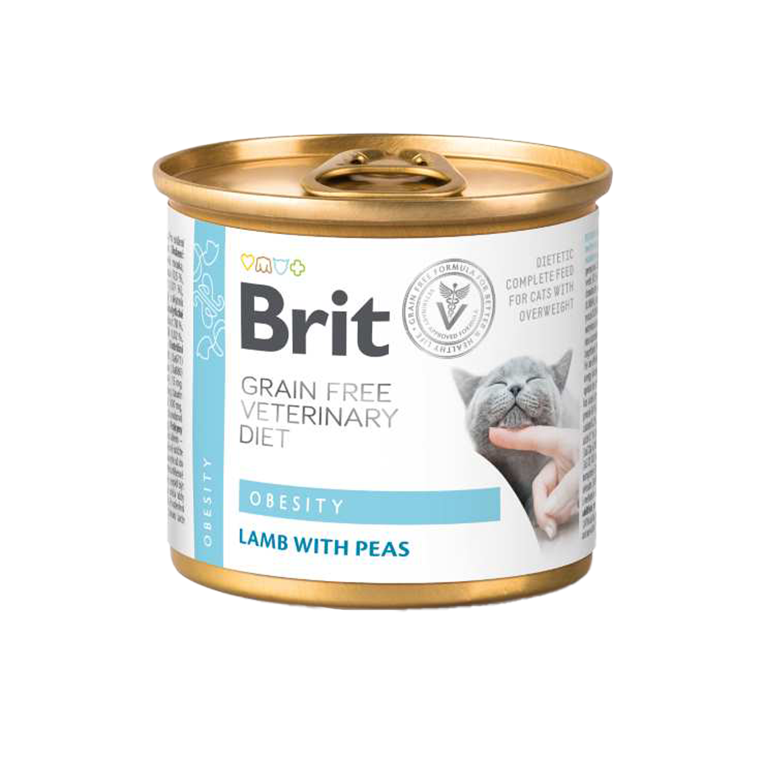 Brit Veterinary Diet Cat – Grain free – Obesity – Dose – 6 x 200 g