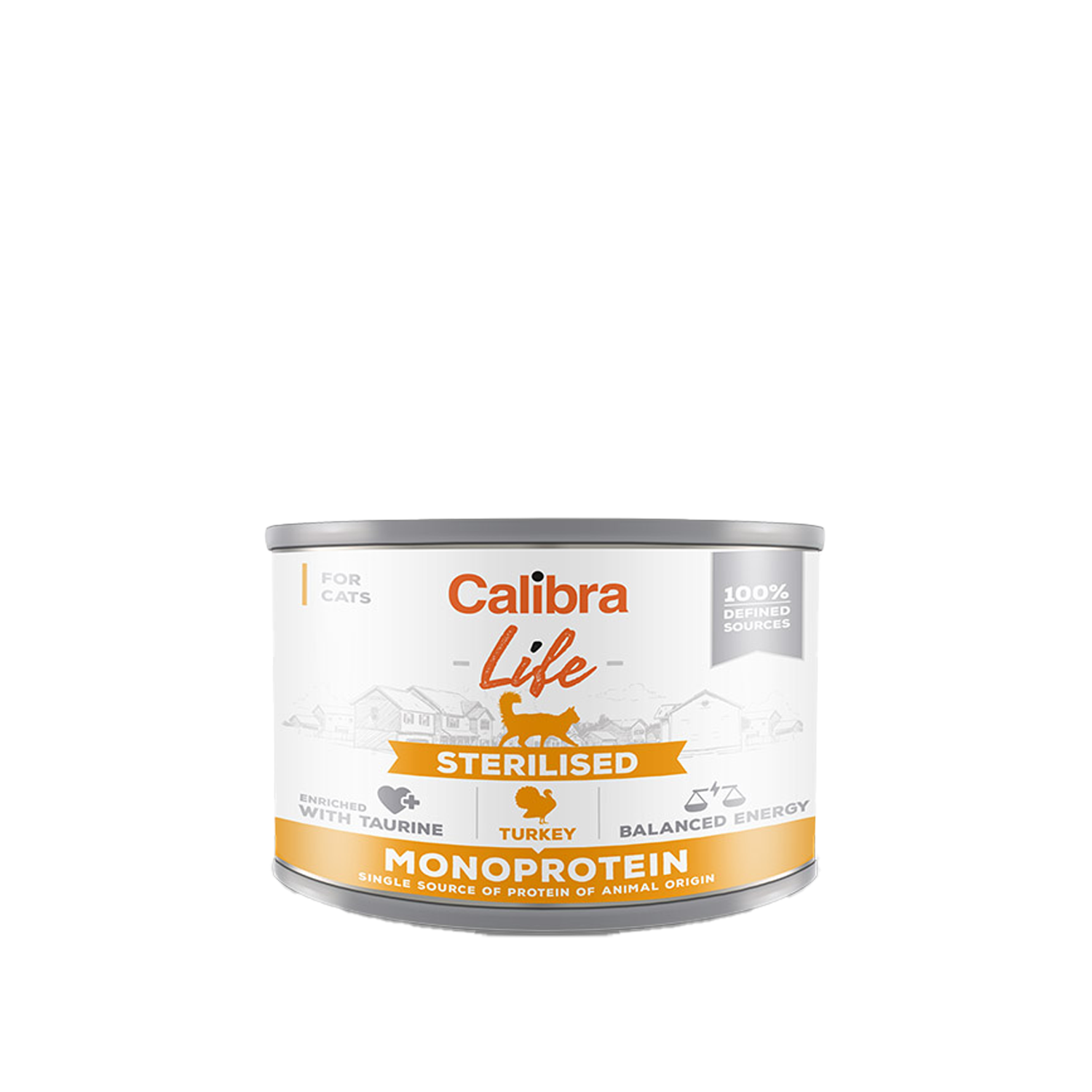 Calibra Cat Life Sterilised Nassfutter – Truthahn – 6 x 200 g