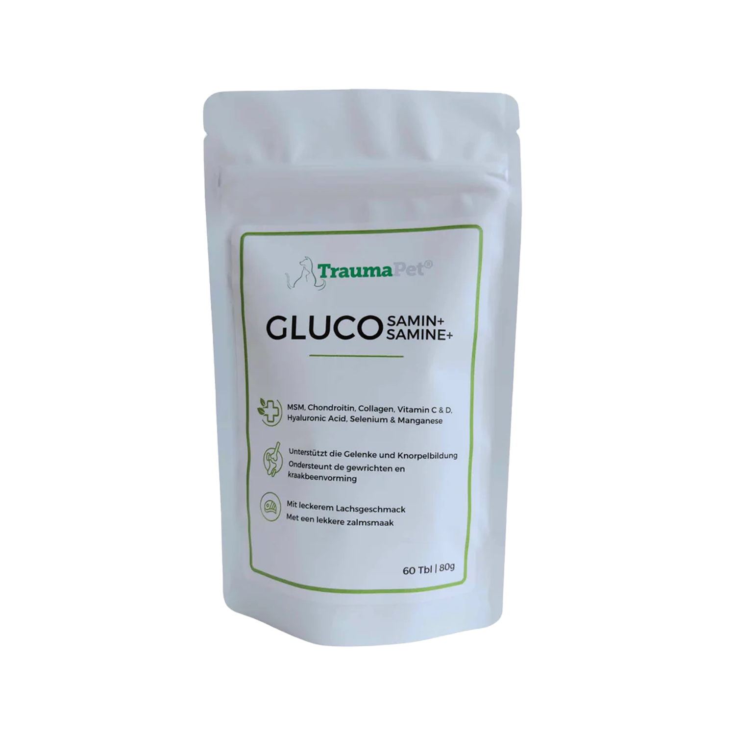 TraumaPet Glucosamin+ – 80 g
