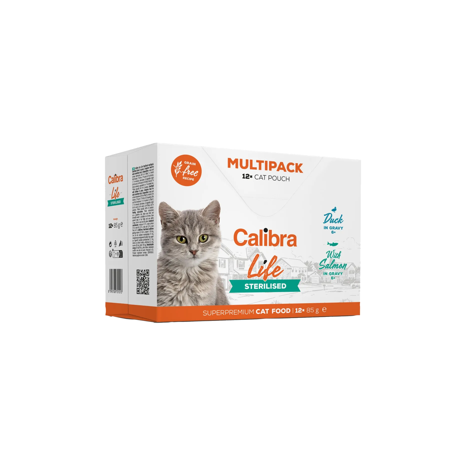 Calibra Cat Life Sterilised Nassfutter – Eend – 28 x 85 Gramm Calibra Cat Life Sterilised Nassfutter – Eend – 28 x 85 Gramm