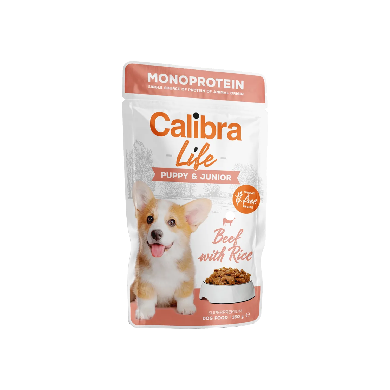 Calibra Dog Life Puppy & Junior Nassfutter – Rind – 10 x 150 g Calibra Dog Life Puppy & Junior Nassfutter – Rind – 10 x 150 g